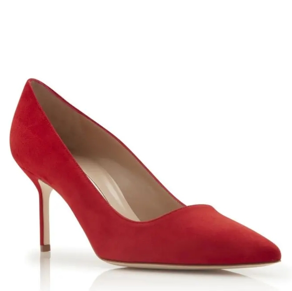 Manolo Blahnik Red Heels - Picture 3 of 11